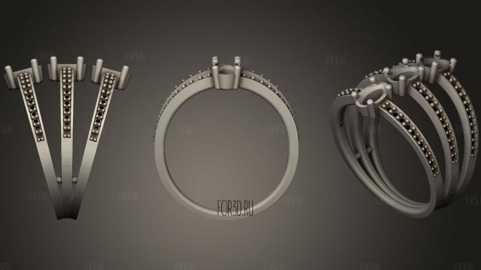 Ring 216 stl model for CNC